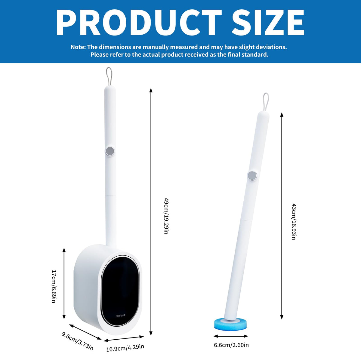Compact wall-mount design saves bathroom space