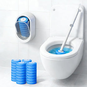 SOPAMI toilet wand with 32 disposable refills for hygienic deep cleaning