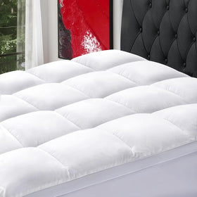 SOPAT queen topper with soft filling for plush bed comfort