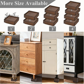 Sopicoz stackable risers offer three to four inches of height.