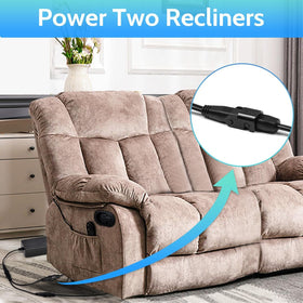 Sopito 2-pin connector supports broad recliner compatibility.