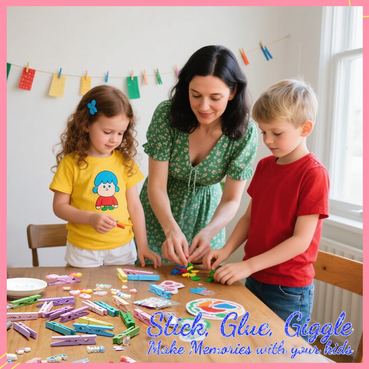 Letter beads enable custom messages for pride or cheer