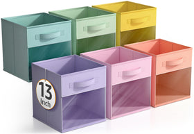 Sorbus 13-inch bin guides tidy storage in any room.