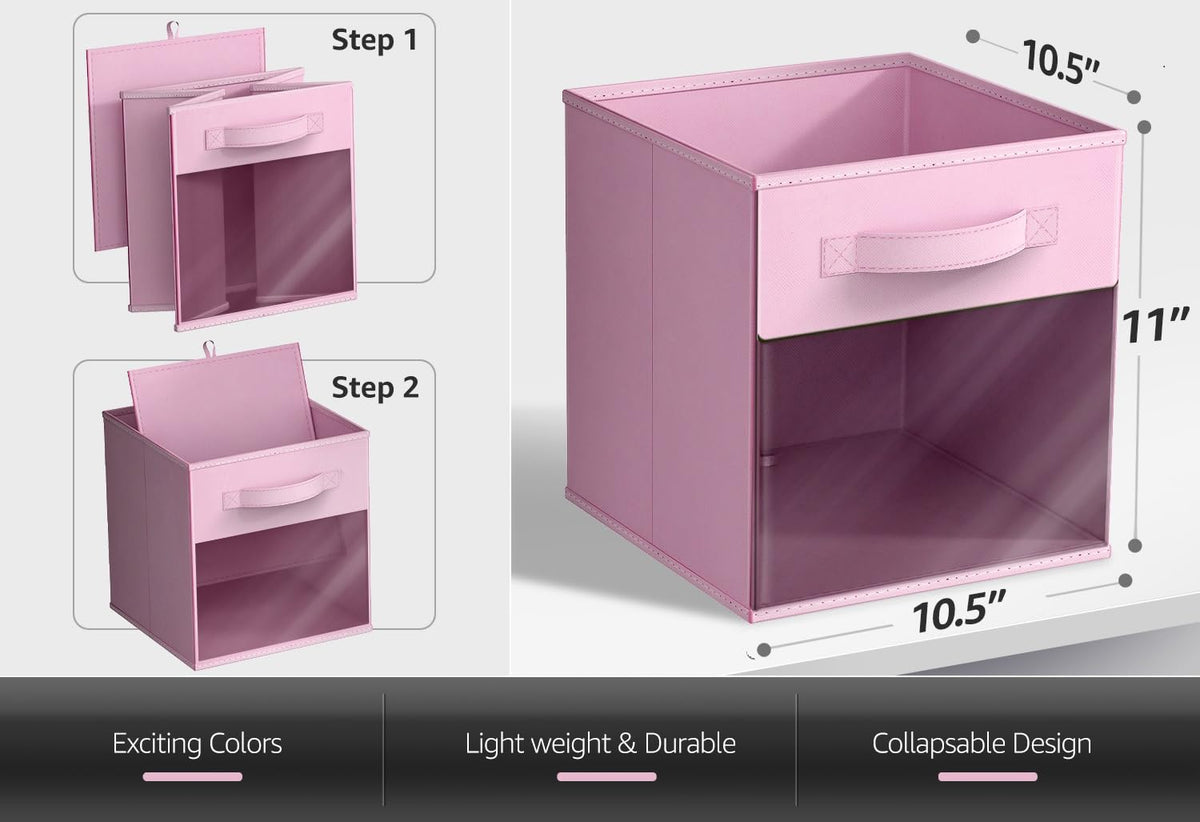 Easy assembly: cardboard floor insert pops into place in seconds.