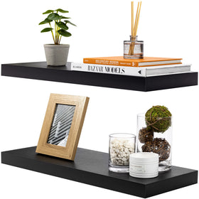 Sorbus 24in kitchen storage shelf keeps spices and tools within easy reach.