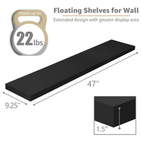 Sorbus bedroom shelf display showcasing decor while saving space