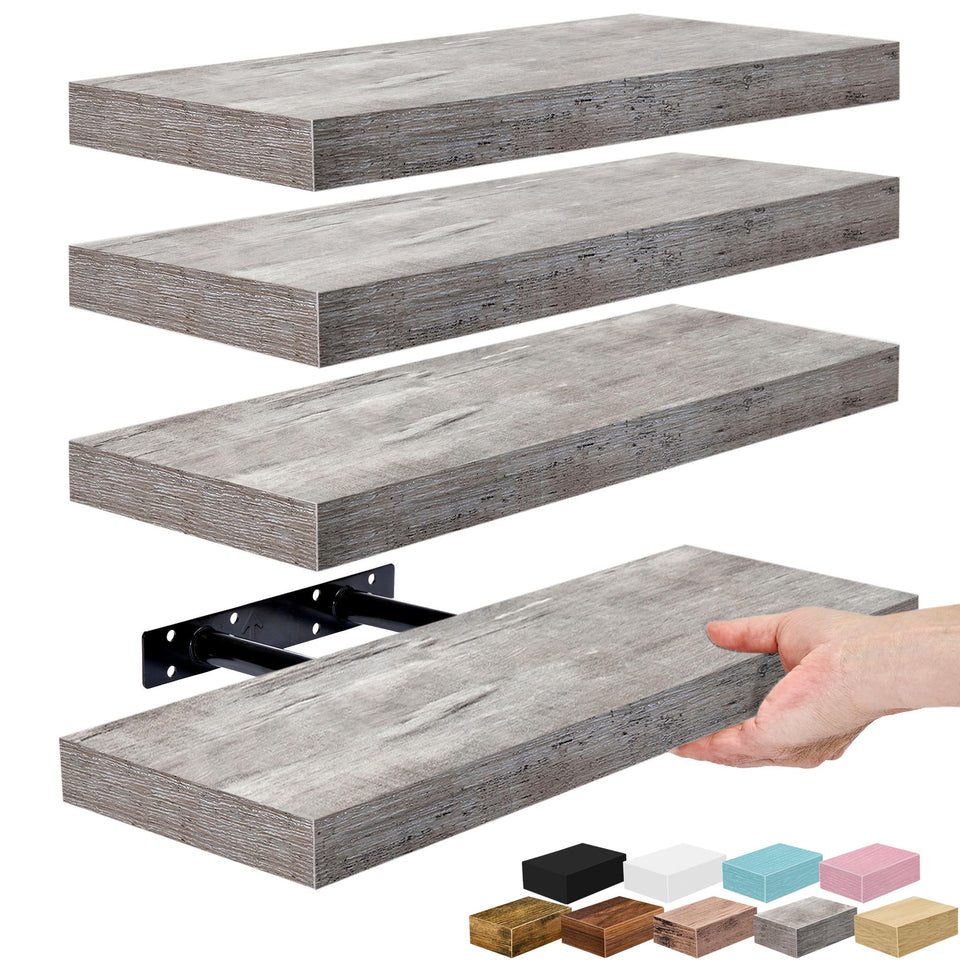 Sorbus floating shelf in kitchen for spice display and easy organization