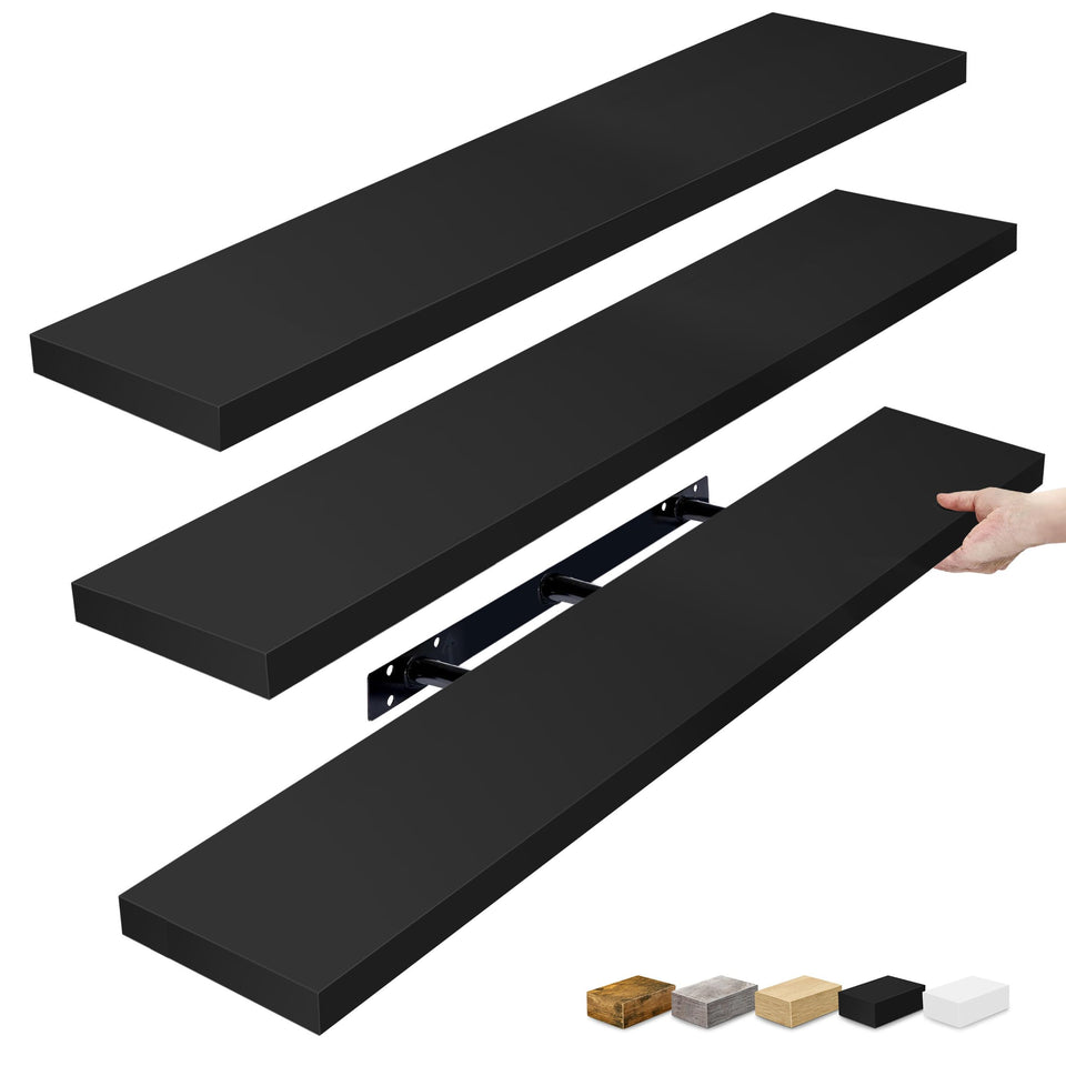 Sorbus floating shelves wall 48-inch living room display and storage for decor.