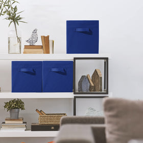 Sorbus storage cubes for toys, DVDs, and linens.