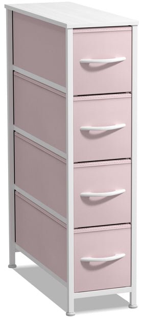Sorbus Kids Narrow Dresser front view with four drawers for organized storage