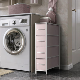 Sorbus Kids Narrow Dresser side view showing slim profile for small spaces