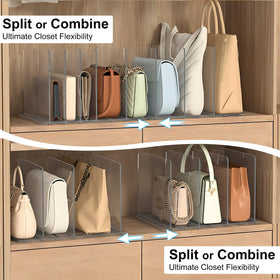 Crystal-clear PET material offers durability with modern style