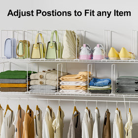 SortNStore damp-closet friendly divider resists humidity in laundry rooms.