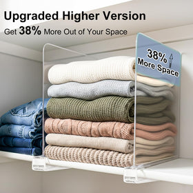 SortNStore purse organizer securely supports large handbags, preventing sagging and creasing.