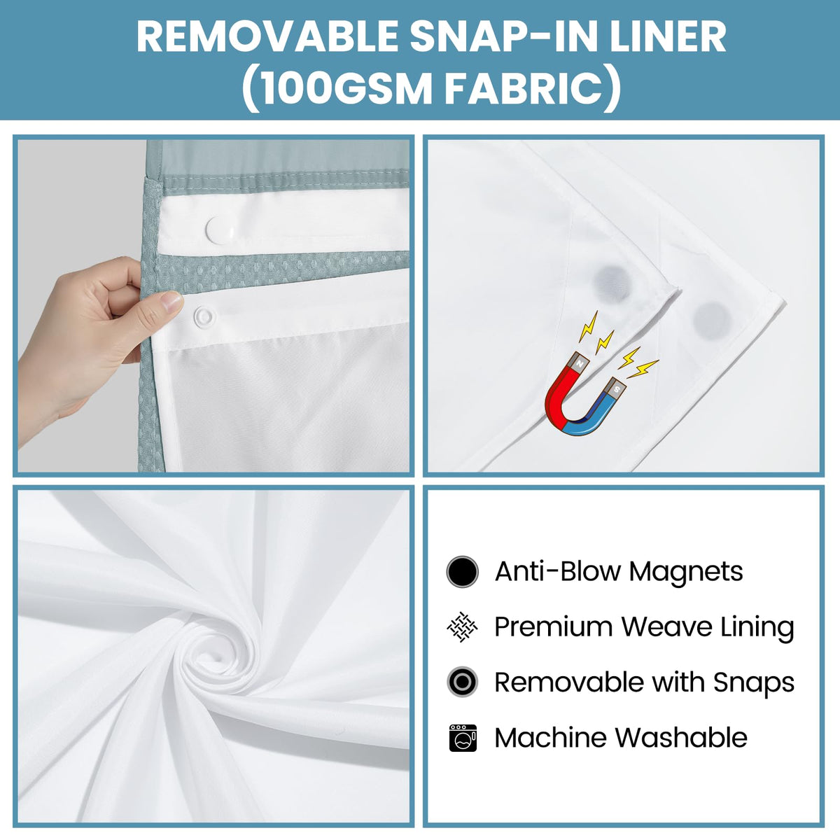 SORTTO machine washable in cold water for easy care.