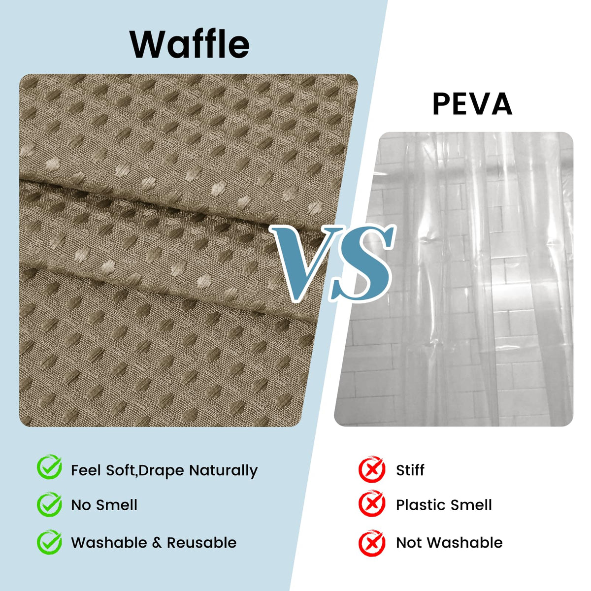 SORTTO machine washable curtain in cold water for easy care