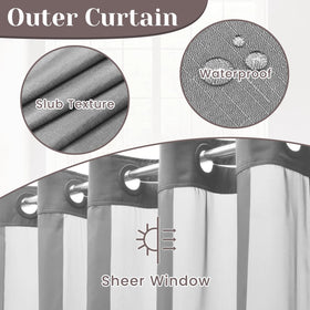 SORTTO snap-in liner inner waterproof layer enables quick, clean setup.
