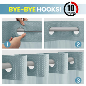 SORTTO snap-in liner with magnets secures corners for a stable fit.