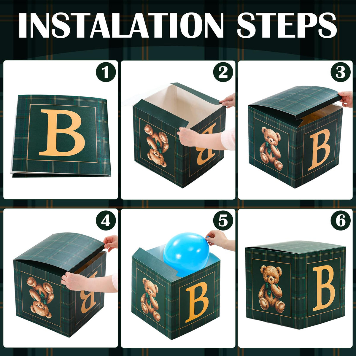 Sosation equestrian-style baby shower decor pack ready for cohesive theme setup.