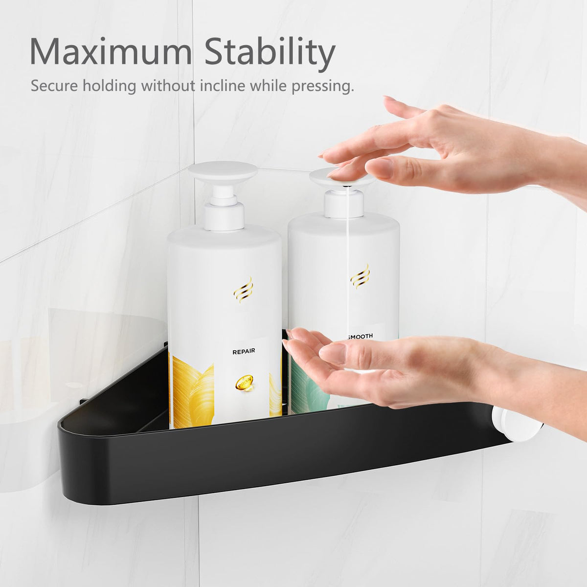 Sotfamily quick-install adhesive hanger enables tool-free removal when needed.