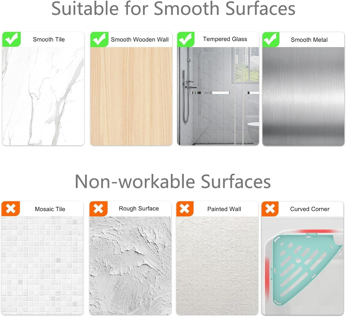 Sotfamily Crystal-clear caddy enhances modern bathroom decor.