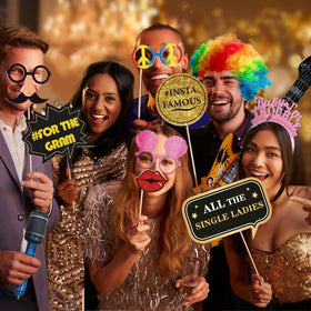 Soul Shift 70pc card cutout props for social-ready birthday snapshots