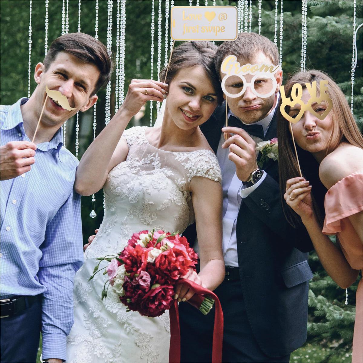 Soul Shift bridal shower props add festive flair to pre-wedding celebrations.
