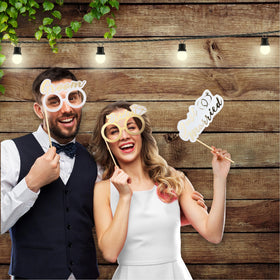 Soul Shift gold foil print props catch light, elevating photos with luxe sparkle.