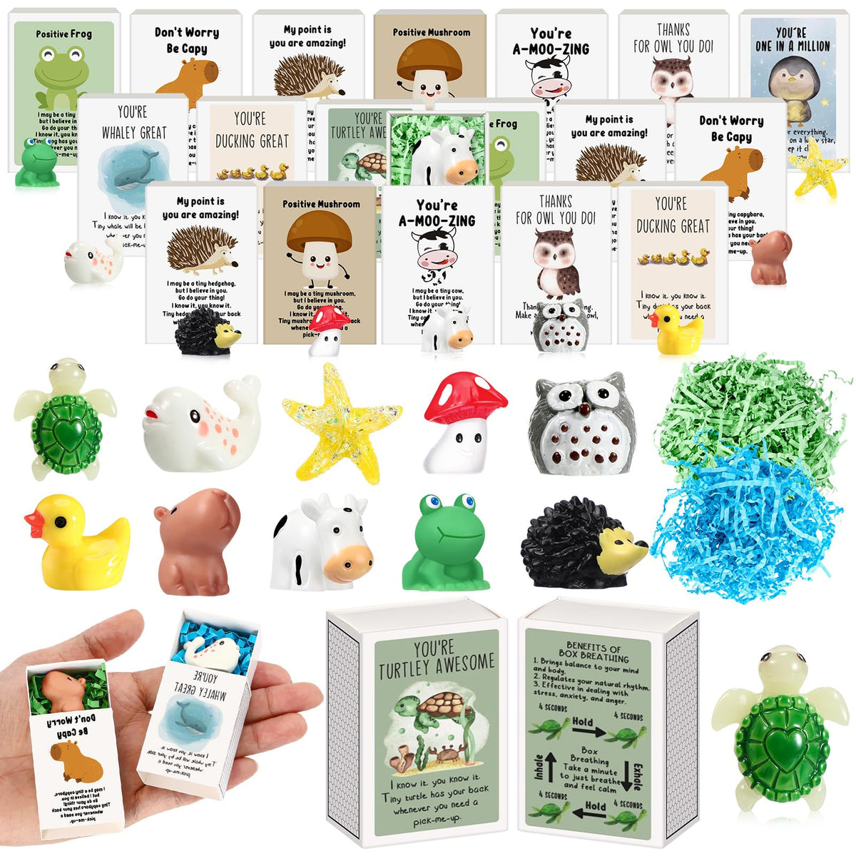 Soulchen emotional gifts bulk box; 40 sets for teacher appreciation and morale