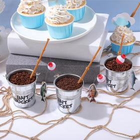 Soulchen mini fishing rods create playful toppers for treats and displays