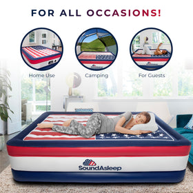 SoundAsleep Dream Series waterproof flocked top offers soft, easy-to-clean surface