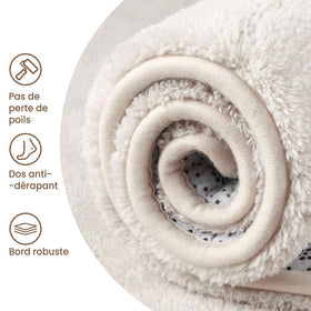 Sour Lemon machine-washable area rug ready for easy cleaning