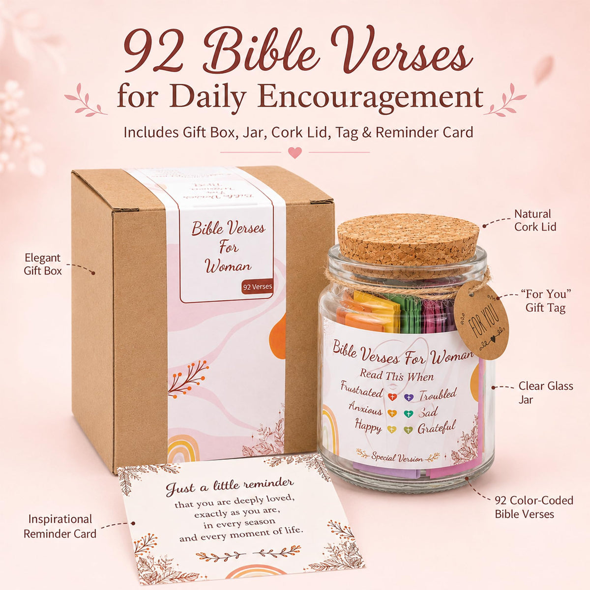 SouthLISA premium verse cards and cork lid packaging ready to gift