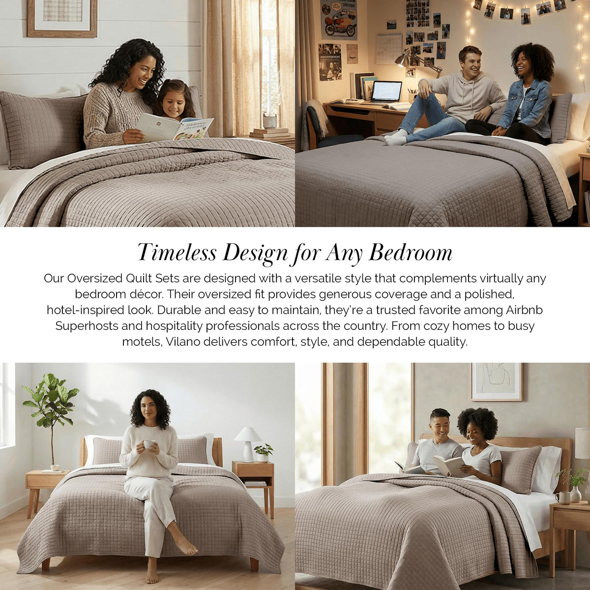 Southshore Fine Living easy-care bedding ready for machine wash and low tumble dry.