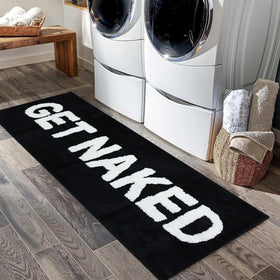 Sovelor Get Naked bath mat long runner with plush texture for post-shower comfort.
