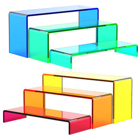 SOVQUEST 6-piece risers display stands for vibrant product collections and elevated visibility.