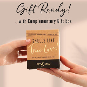 Soy and Sass reusable jar supports sustainable gifting and decor reuse.