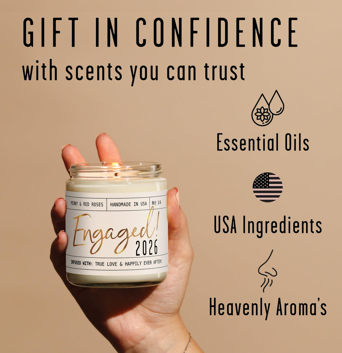Soy and Sass Engaged gift box ready for gifting on special occasions.