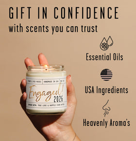 Soy and Sass Engaged gift box ready for gifting on special occasions.