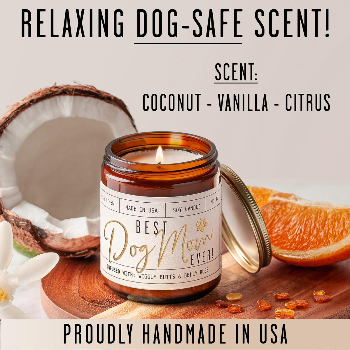Soy and Sass hand-poured candle crafted in the USA for quality lighting.