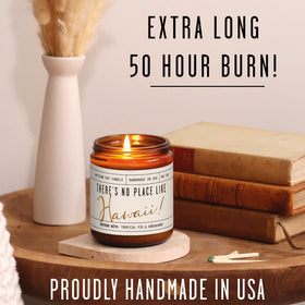 Reusable jar Hawaii candle by Soy and Sass for sustainable gifting.