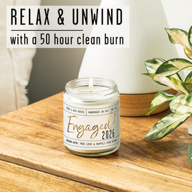 Soy and Sass lead-free wick and premium oils ensure a steady burn.