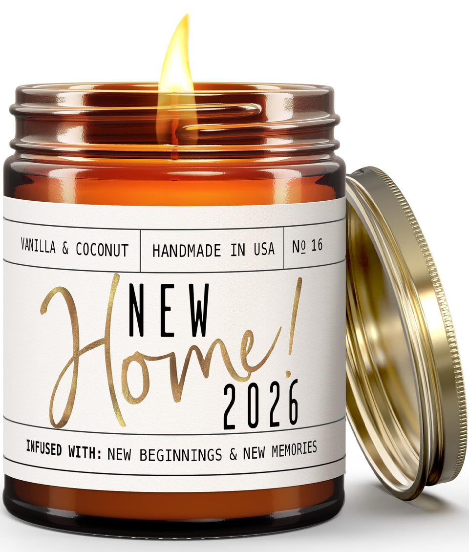 Soy and Sass new home 9oz vanilla coconut vetiver candle for cozy, relaxing spaces.