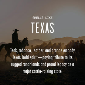 Soy and Sass hand-poured USA Texas candle in 9oz jar