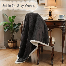 Soypipo electric heated blanket controller and dial showing heat settings