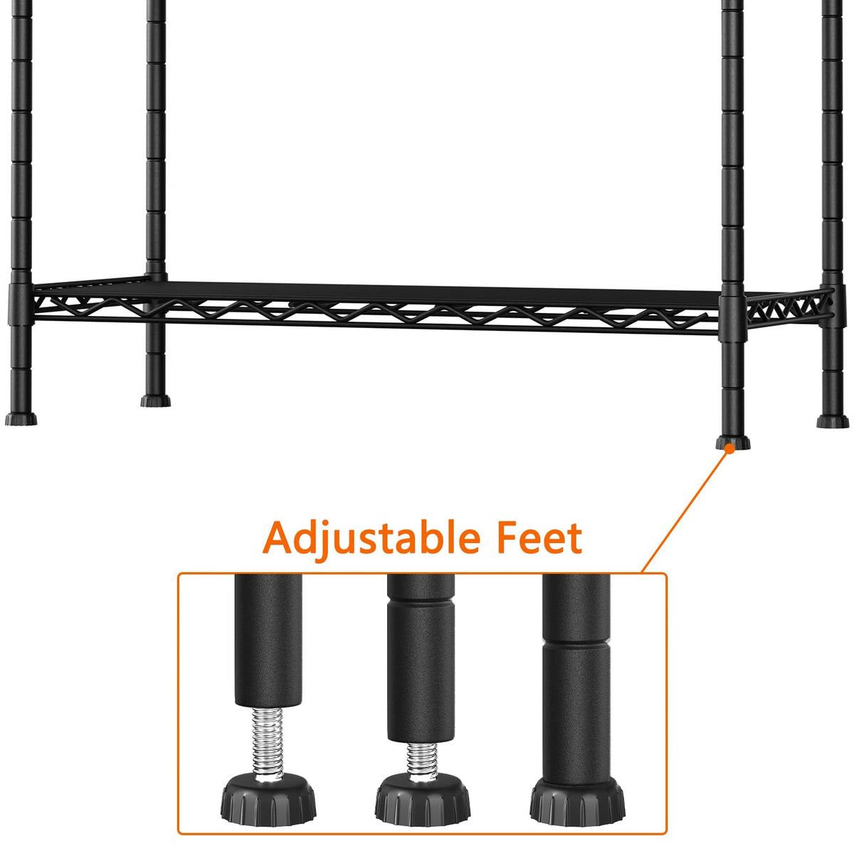 Soywey 350lbs-per-shelf capacity demonstrates heavy-duty versatility.