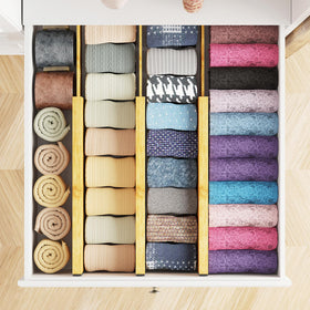 Bamboo natural finish blends with most interior styles.