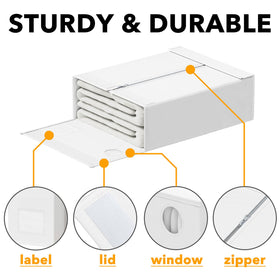 SpaceAid organizers in a tidy closet enabling easy access