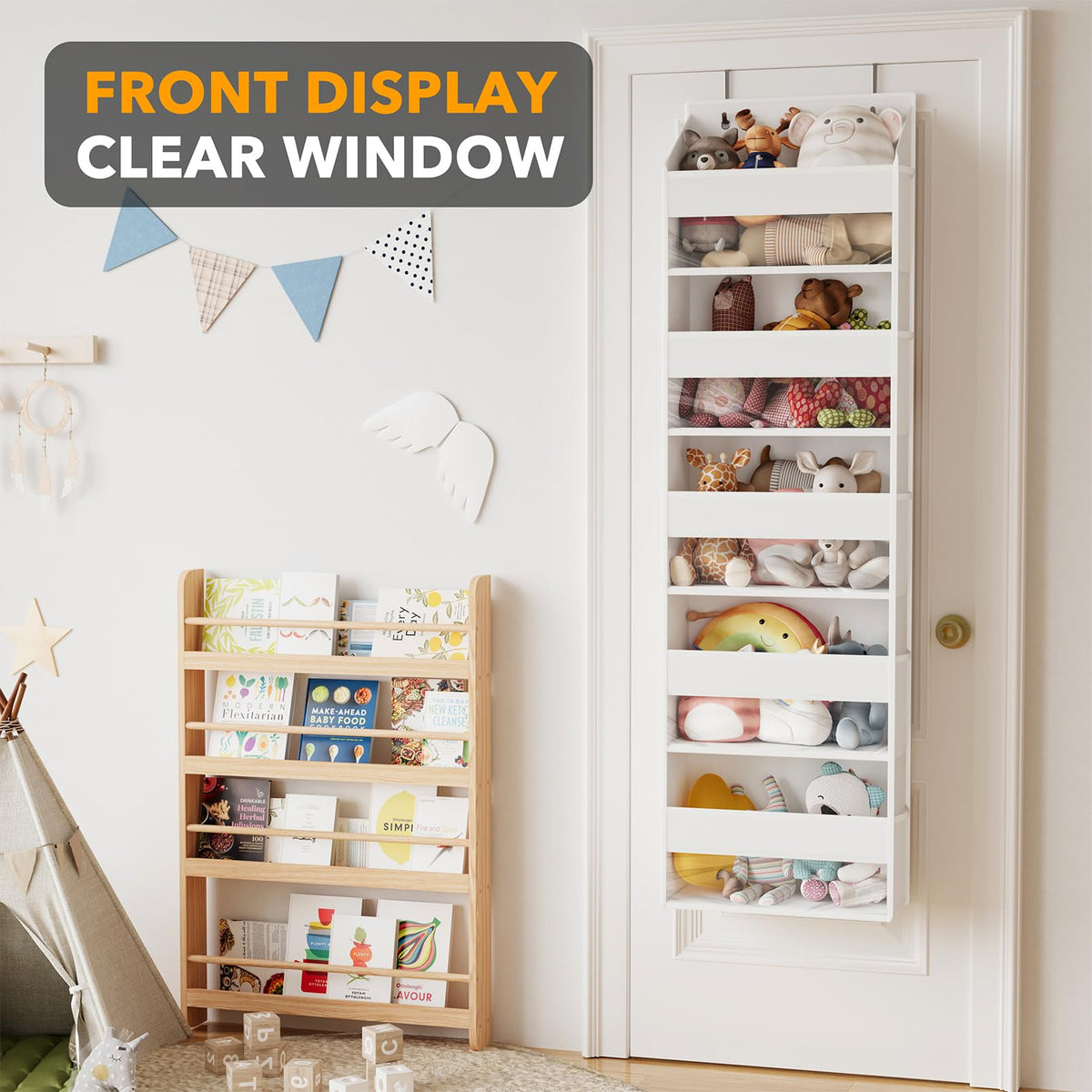SpaceAid easy-assembly design enables quick installation on standard doors.