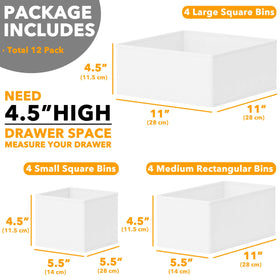 SpaceAid breathable fabric with rigid sides maintains shape in closets
